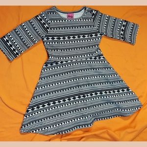 Super Cute Girl's A-line Midi Dress